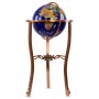 Pretty Decor Standglobus Montezuma 33cm blau