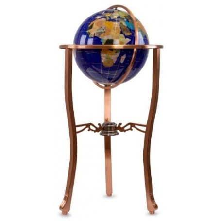 Pretty Decor Globe de sol Montezuma 33cm bleu