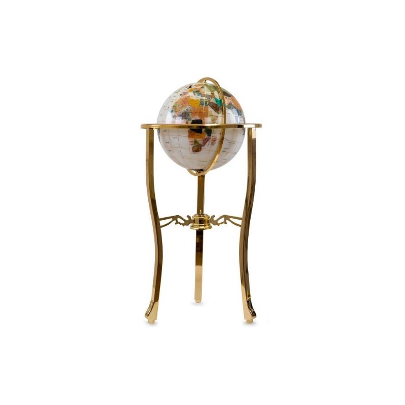 Pretty Decor Standglobus Montezuma 33cm elfenbein