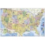 Stiefel Carte politique des États-Unis avec code postal (Papier)