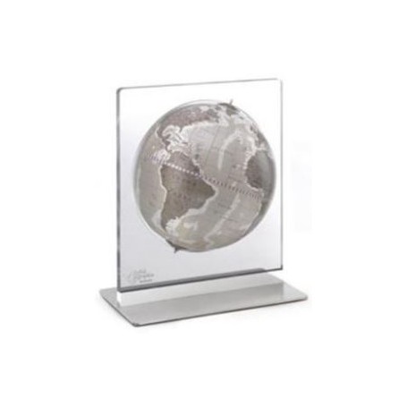 Globo terráqueo Zoffoli Aria Gris 22cm