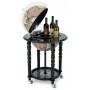 Zoffoli Mappamondo Bar Elegance Noir 40cm