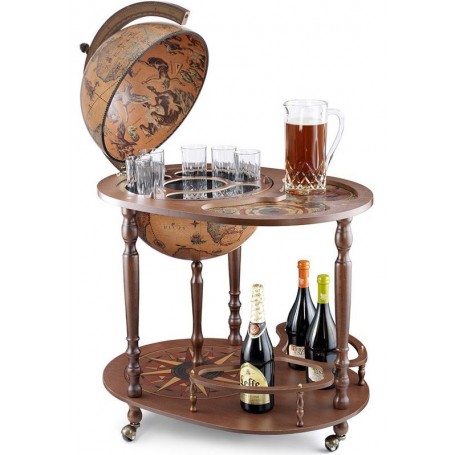 Zoffoli Mappamondo Bar Giasone 40cm