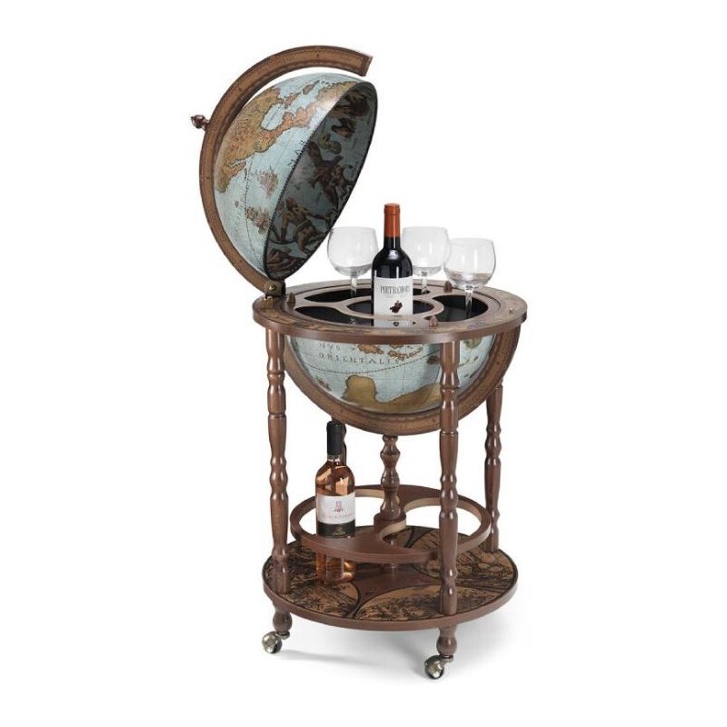 Zoffoli Mappamondo Bar Minerva Blu Oceano 40cm