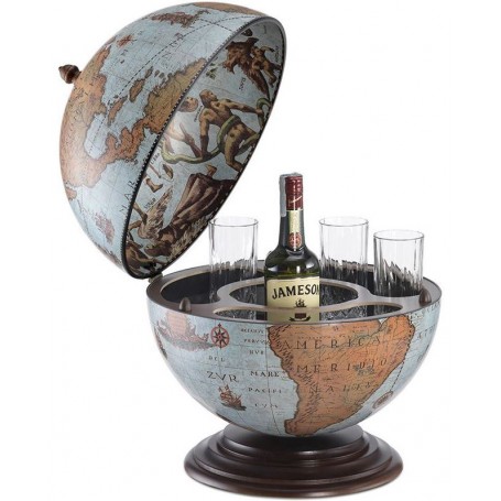 Zoffoli Globus Bar Nettuno Modrý Oceán 40 cm