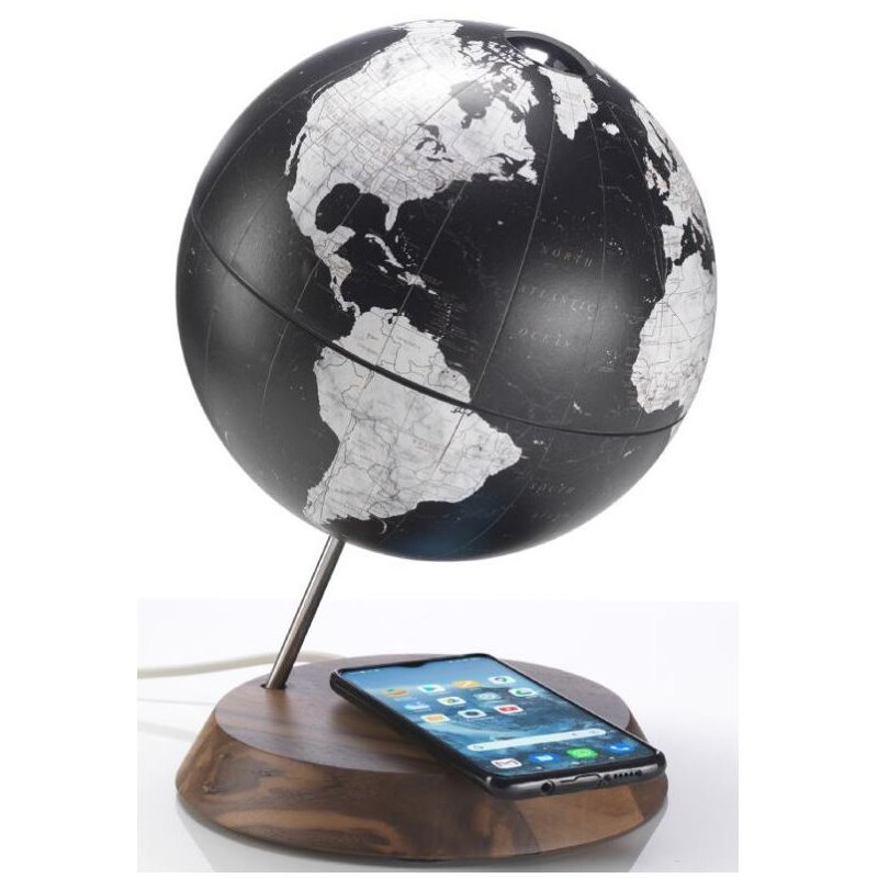 Zoffoli Globe Bridge 黑色 22 厘米 Qi - 无线智能手机充电器