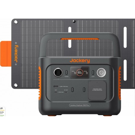 Generador Solar Jackery 300 Plus + SolarSaga 40W