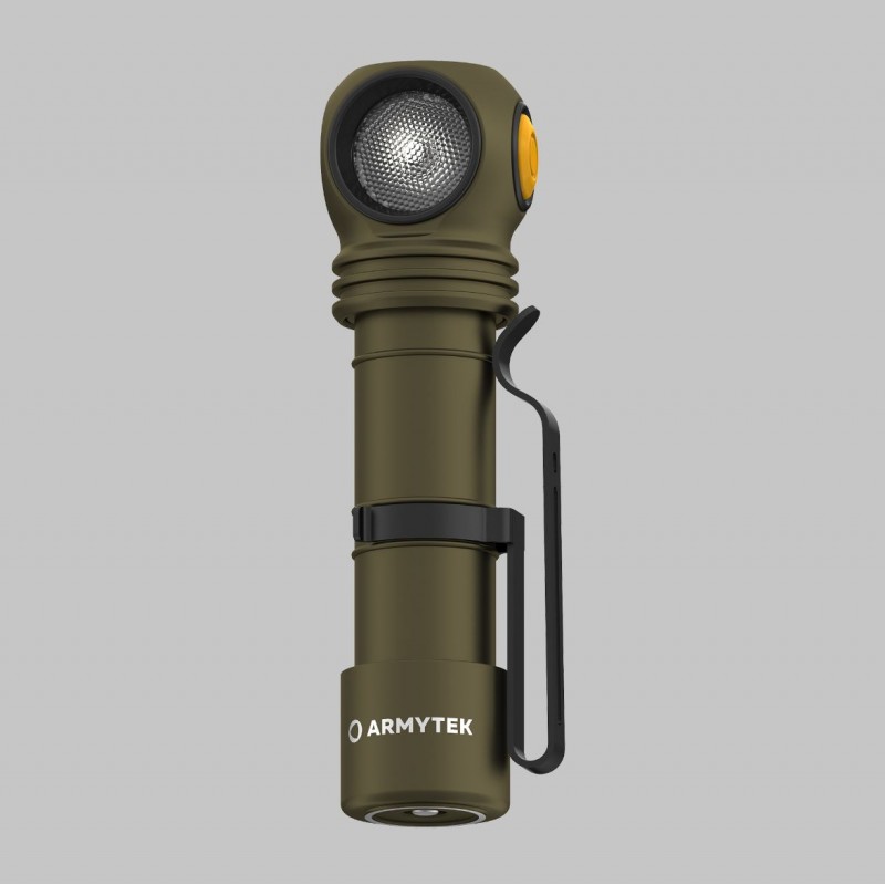 Armytek Wizard C2 Pro Olive / white / 2500 lm / +nylon holster / 1x18650 included / Magnet USB / F08701CO