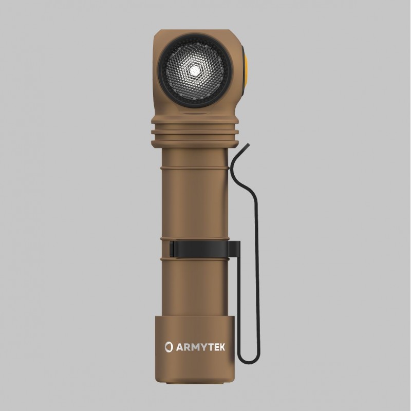 Armytek Wizard C2 Pro Sand / white / 2500 lm / +nylon holster / 1x18650 included / Magnet USB / F08701CS