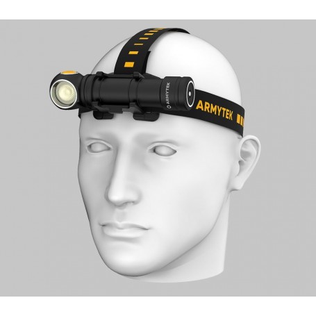 Armytek Wizard C2 Pro Max / šiltas / 3720 lm / + nailoninis dėklas / 1x21700 įtrauktas arba 1x18650 / Magnetinis USB / F06701W