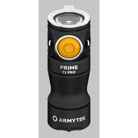 Armytek Prime C1 Pro / putih / 1000 lm / 1x18350 disertakan / Magnet USB / F07901C