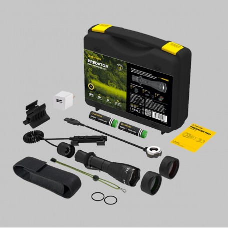 Armytek Predator Pro paplašinātais komplekts / silts / F07302W