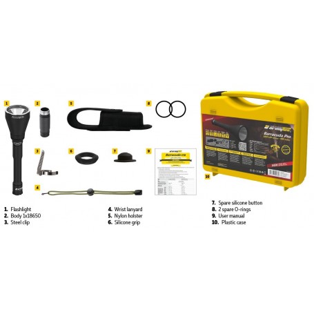 Armytek Barracuda Pro / 暖色 / 1390 lm / 2x18650 或 1x18650 / F03302SW