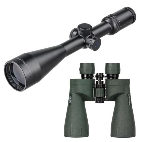 Delta Optical Titanium 8x56 Binoculars + Delta Optical Titanium HD 2,5-10x56 4A S riflescope