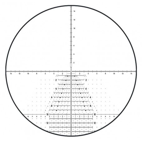 منظار البندقية Nightforce NX8 4-32x50 F1 ZS Tremor5 .1Mil-rad C693