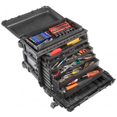 Peli 0450 Protector Case 4 mělké / 2 hluboké zásuvky - Mobilní truhla na nářadí