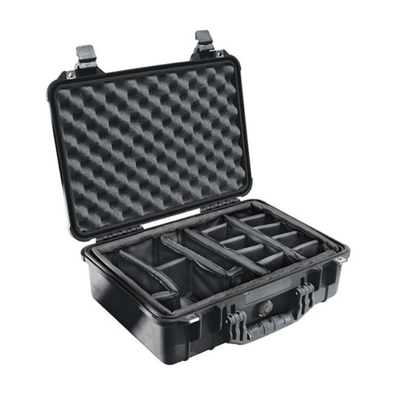 Peli 1500 Protector Μαύρο (με διαχωριστικά)