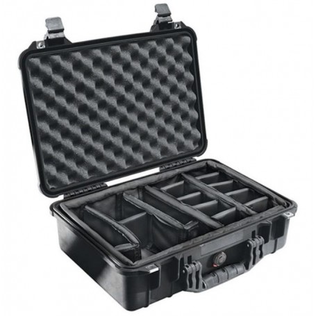 Peli 1500 Protector Μαύρο (με διαχωριστικά)