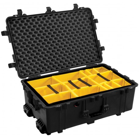 Peli 1650 プロテクターケース (パッド入り仕切り付き)
