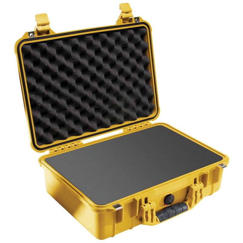 Peli 1500 보호 케이스 노란색(폼 포함)