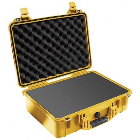 Peli 1500 Protector Case Yellow (With Foam)