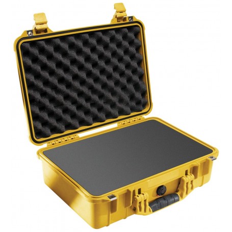 Peli 1500 プロテクターケース イエロー (フォーム付き)