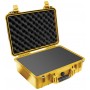 Peli 1500 Protector Case Gul (med skum)