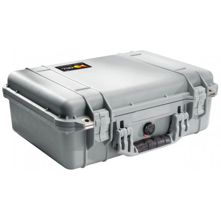 Peli 1500 Protector Case Silver (No Foam)