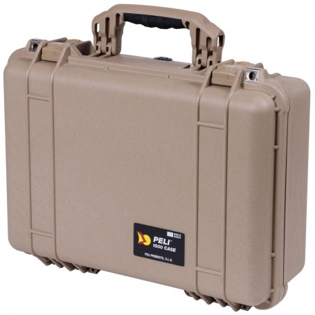 Peli 1500 Protector Case Desert Tan (No Foam)