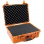 Peli 1520 kaitseümbris, oranž (vahuga)