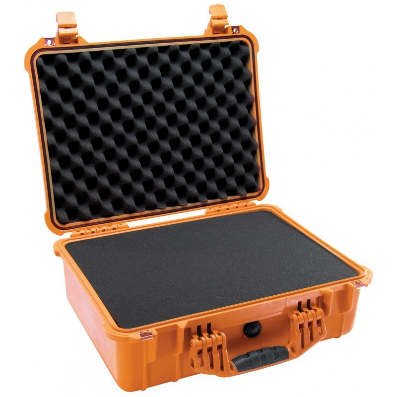 Peli 1520 Protector Case Orange (With Foam)