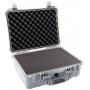 Peli 1520 Protector Case Argento (con schiuma)