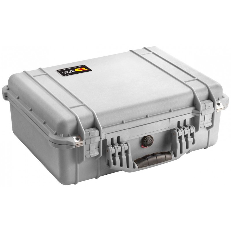 Peli 1520 Protector Case Silver (No Foam)
