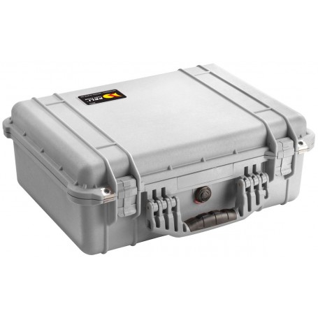 Peli 1520 Protector Case Silver (No Foam)