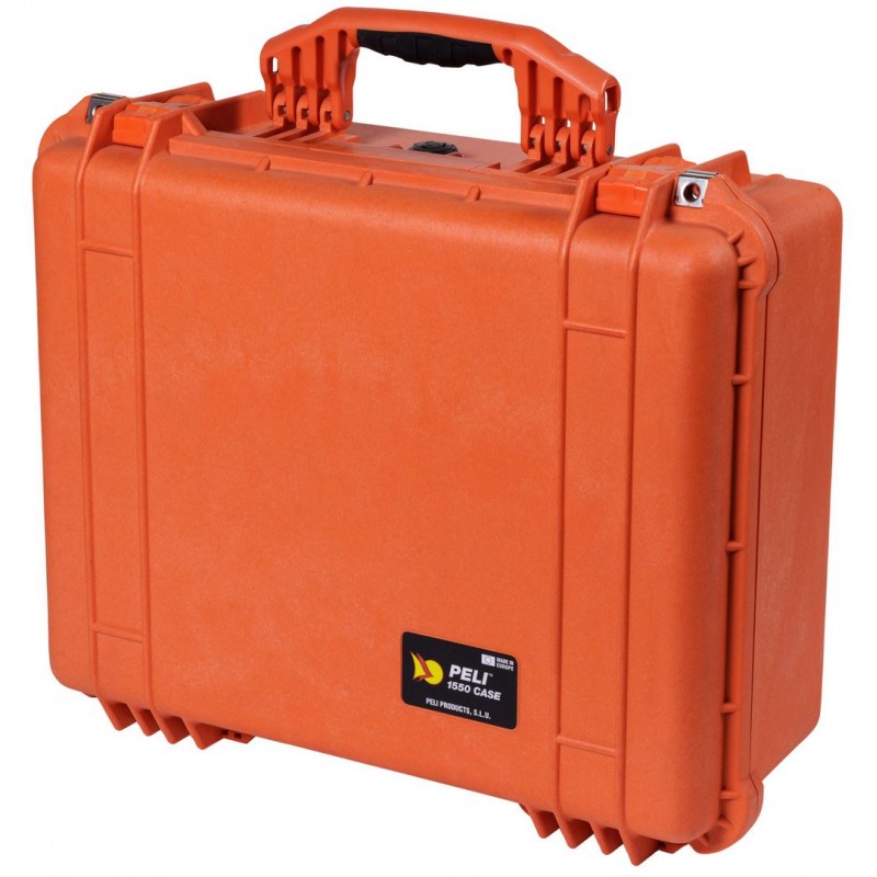 Peli 1550 Protector Case Orange (No Foam)
