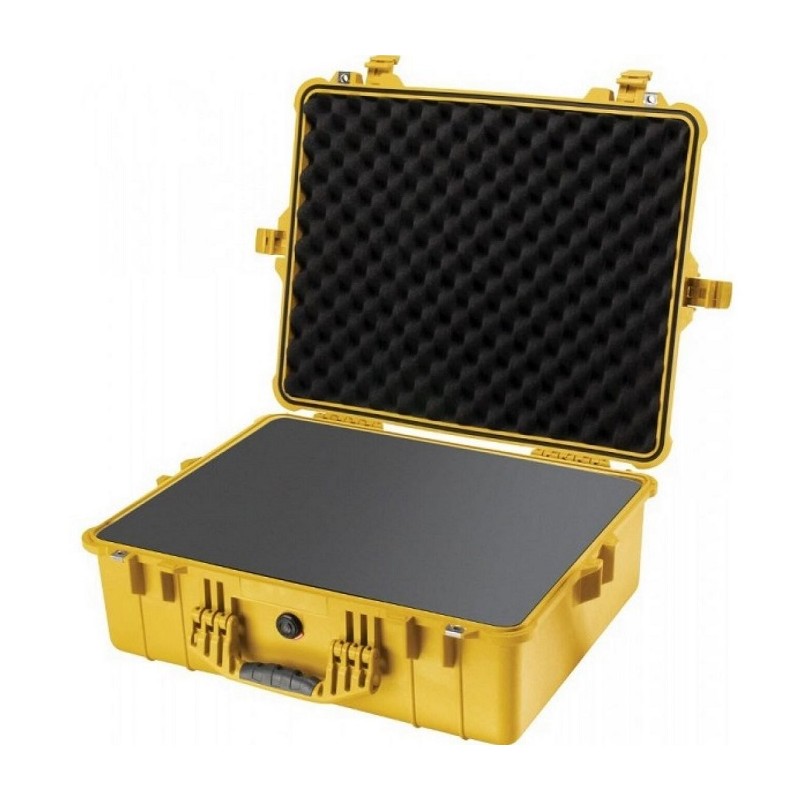 Peli 1600 Protector Case yellow (With Foam)