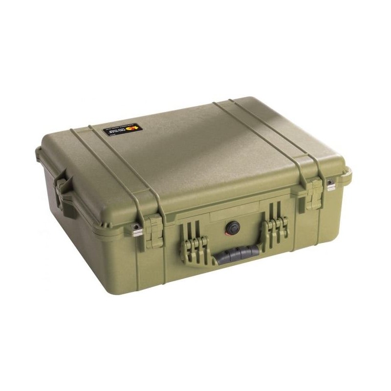 Peli 1600 Protector Case od green (No Foam)