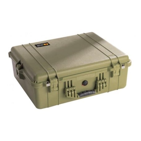 Peli 1600 Protector Case od green (No Foam)