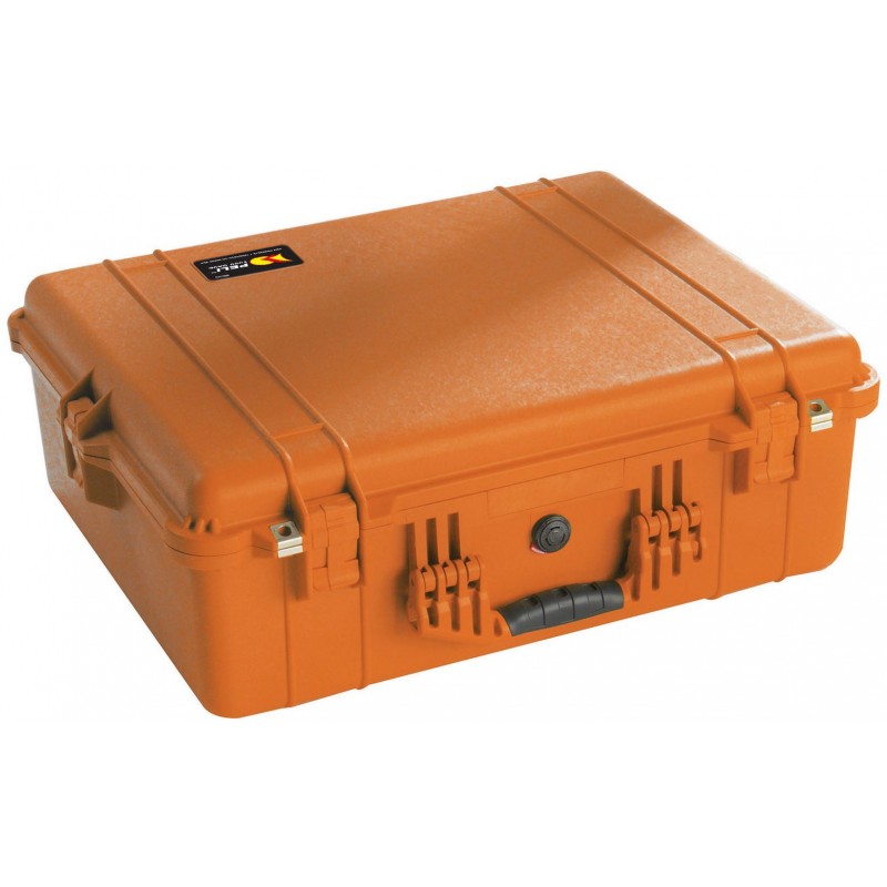 Peli 1600 Protector Case Orange (No Foam)