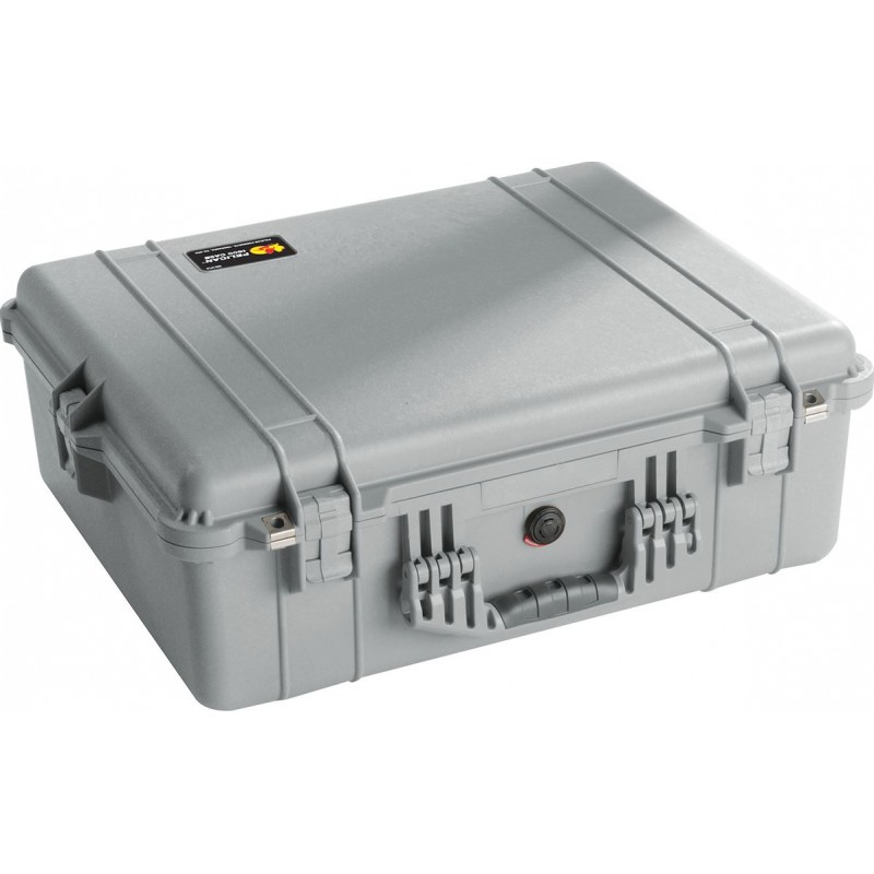 Peli 1600 Protector Case silver (No Foam)