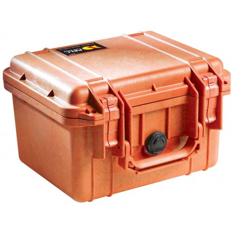 Peli 1300 Protector Case Orange (No Foam)