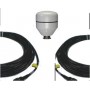 添加 (2x) 12m LMR400、IRI/GPS 无源天线和安装支架 - 到 ASE Iridium 9575和 9575PTT 坞站
