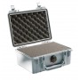 Peli 1150 Protector Case Silver (с дунапрен)