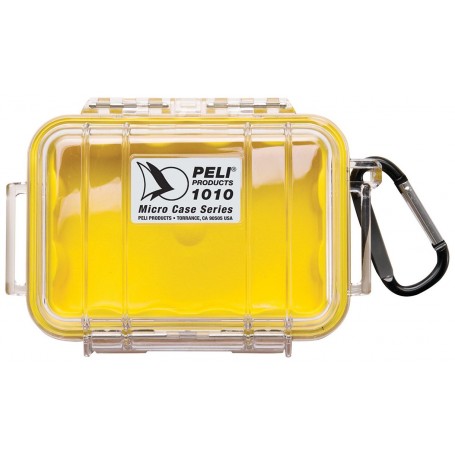 Peli 1010 Micro Case, Yellow / Clear (1010-027-100E)
