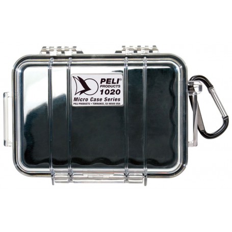 Peli 1020 Micro Case, Black / Clear