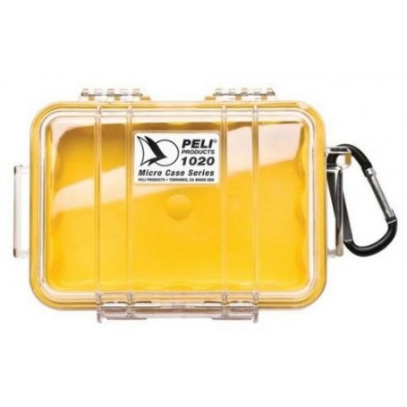 Peli 1020 Micro Case, Yellow / Clear