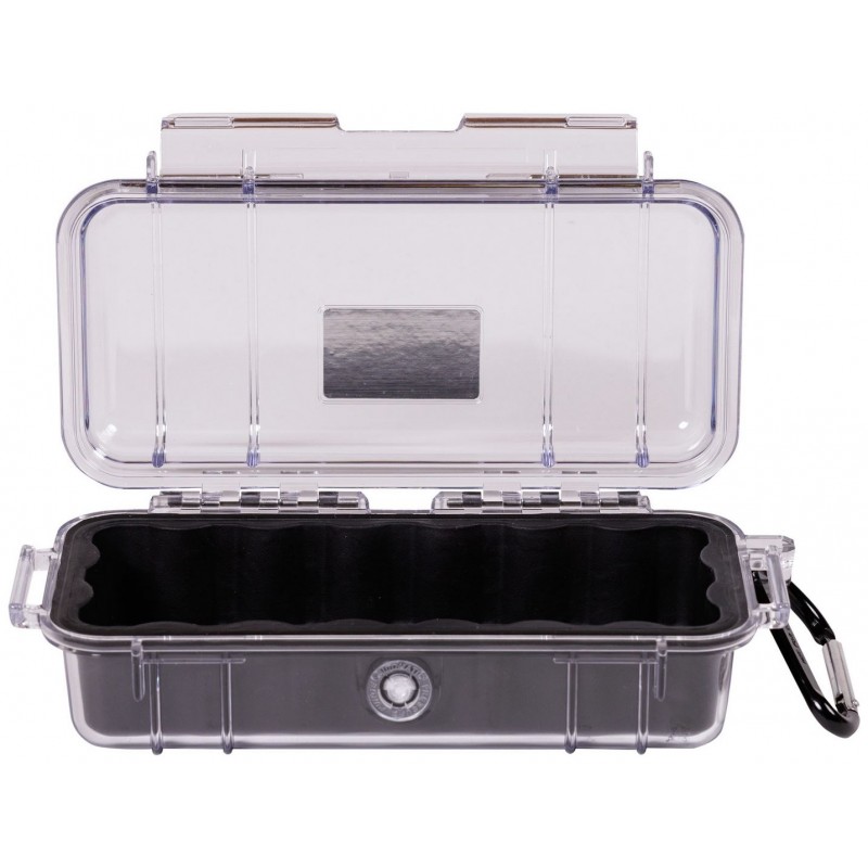 Vỏ Peli 1030 Micro, Đen / Trong suốt