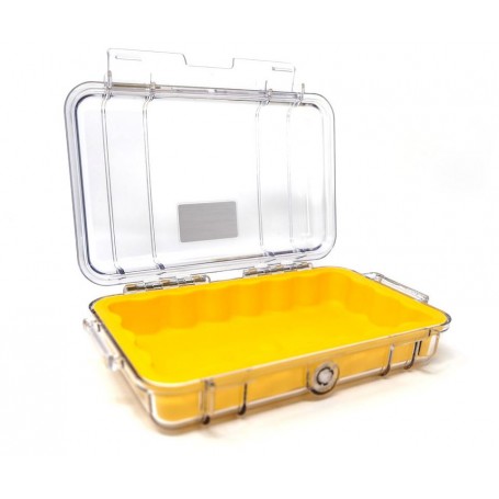 Peli 1040 Micro Case, kollane / läbipaistev