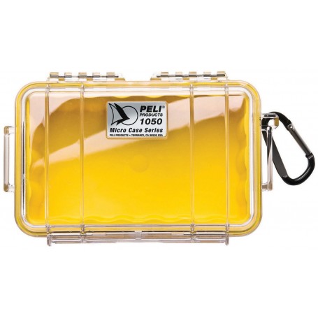 Peli 1050 Micro Case, giallo / trasparente