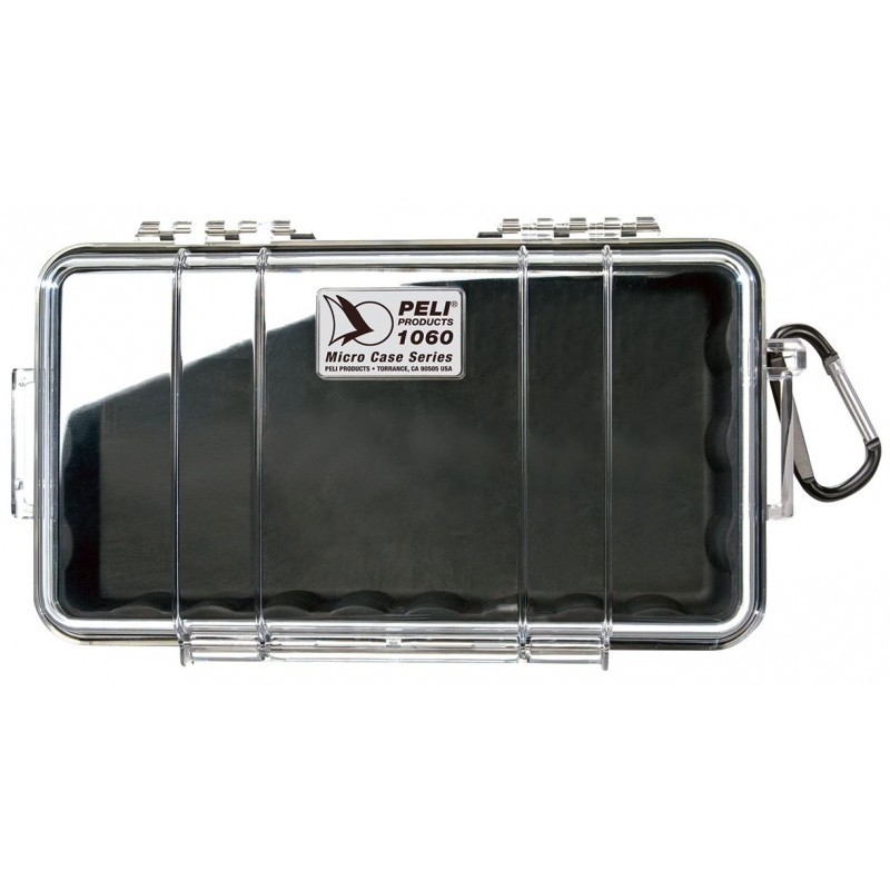 Peli 1060 Micro Case, Preto / Transparente